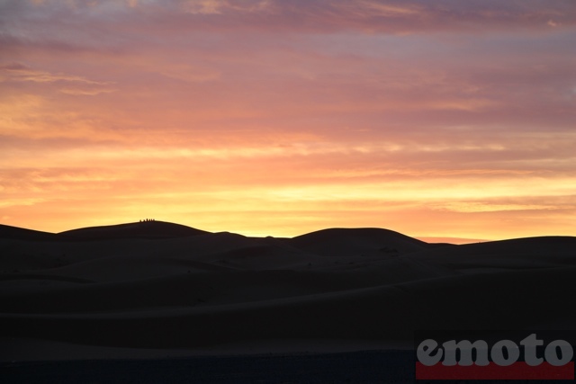 rallye v strom 2014 j3 ait ben haddou merzouga coucher de soleil sur les dunes de merzouga