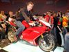 Troy Bayliss �tait � Milan avec la Ducati 1098R