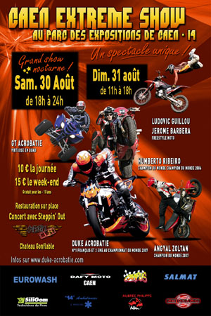 caen extreme show parc des expos