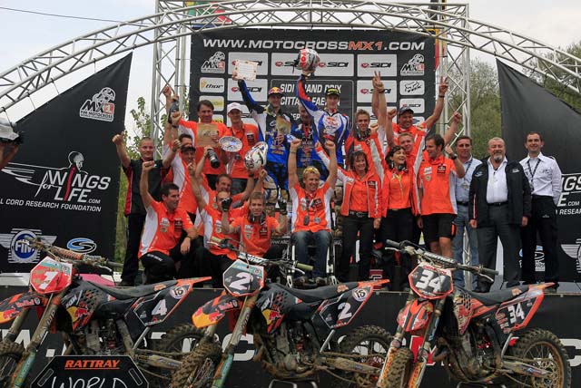 tyla rattray avec le team ktm