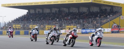 Le championnat de France Superbike sous la neige
