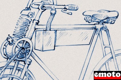 Werner, La première motocyclette traction en 1897