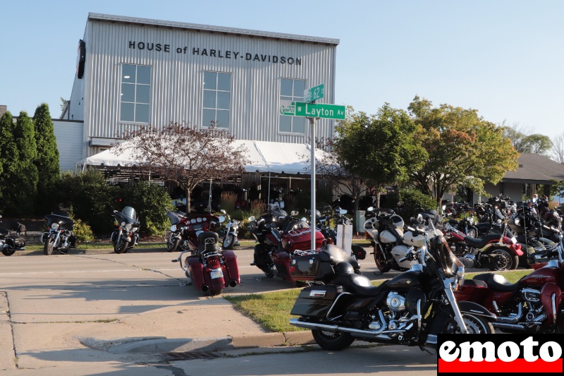 house of harley davidson au sud de milwaukee